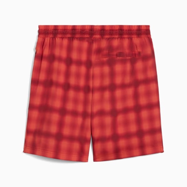 Road To Unity Men's Relaxed Fit 6" Woven Shorts, Red Fire-AOP, extralarge-IND